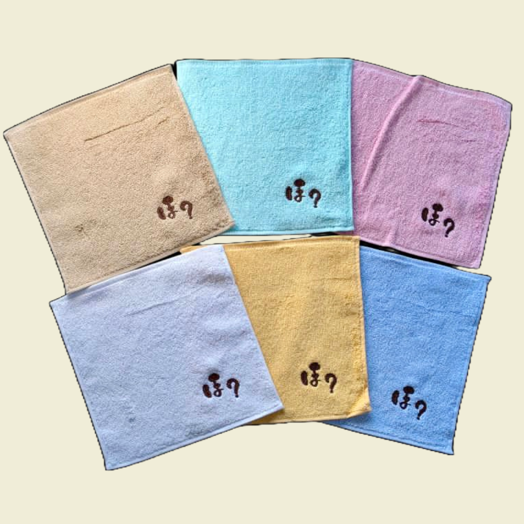 山口弁刺繍ハンカチ【ほ?】