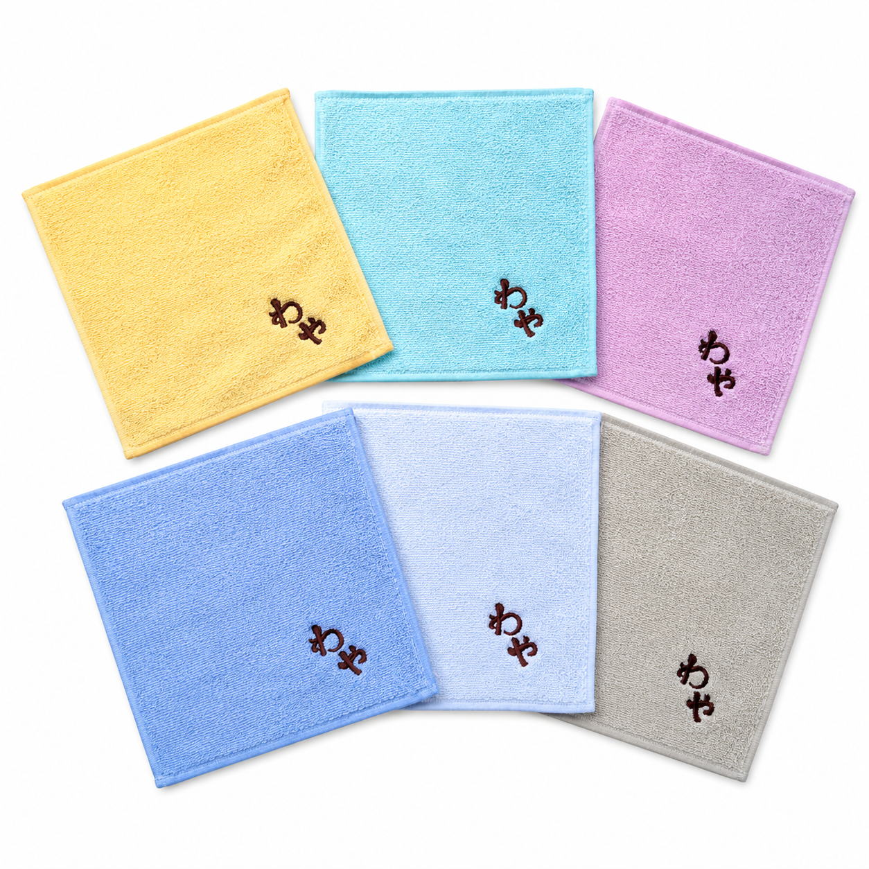 山口弁刺繍ハンカチ【わや】
